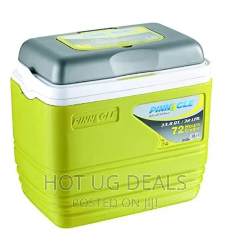32L Insulated Water Cooler Ice Chiller Box - Lemon Green