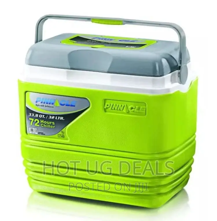 32L Insulated Water Cooler Ice Chiller Box - Lemon Green