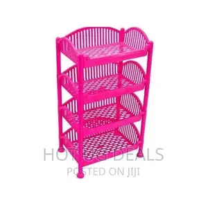 Kenoply Plastictrolley 4 Stack - Pink