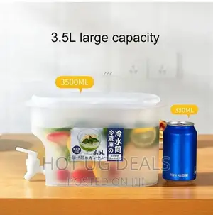 3.5L Fridge Beverage Dispenser Fridge Container - Colourless
