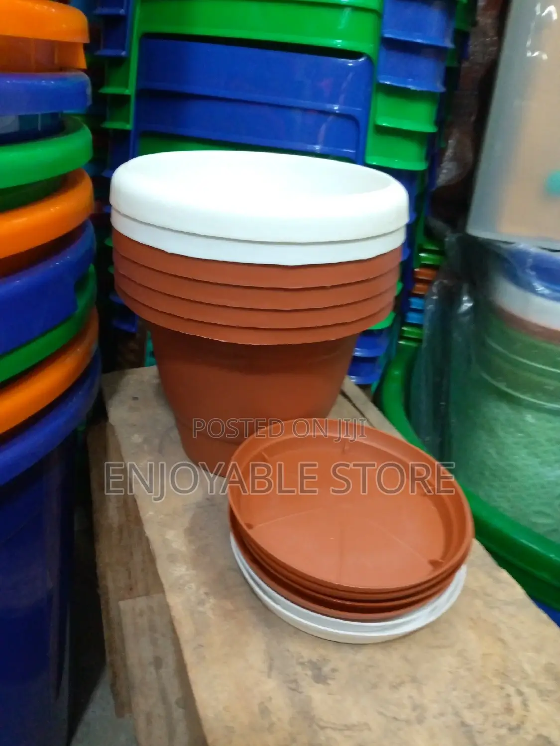 Plastic Flower Pots at 