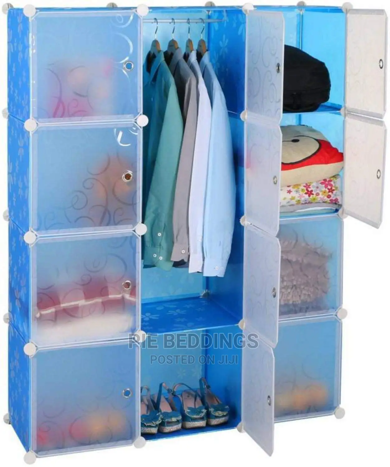 3 Column Plastic Closets