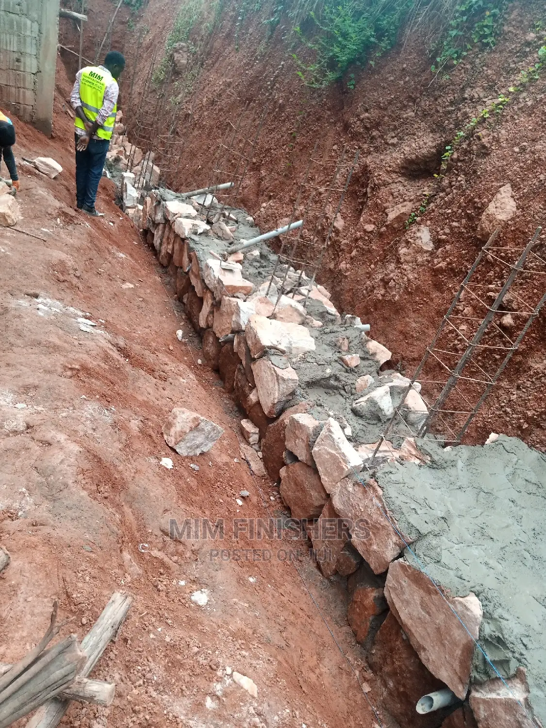 Construction of Perimeter Wall