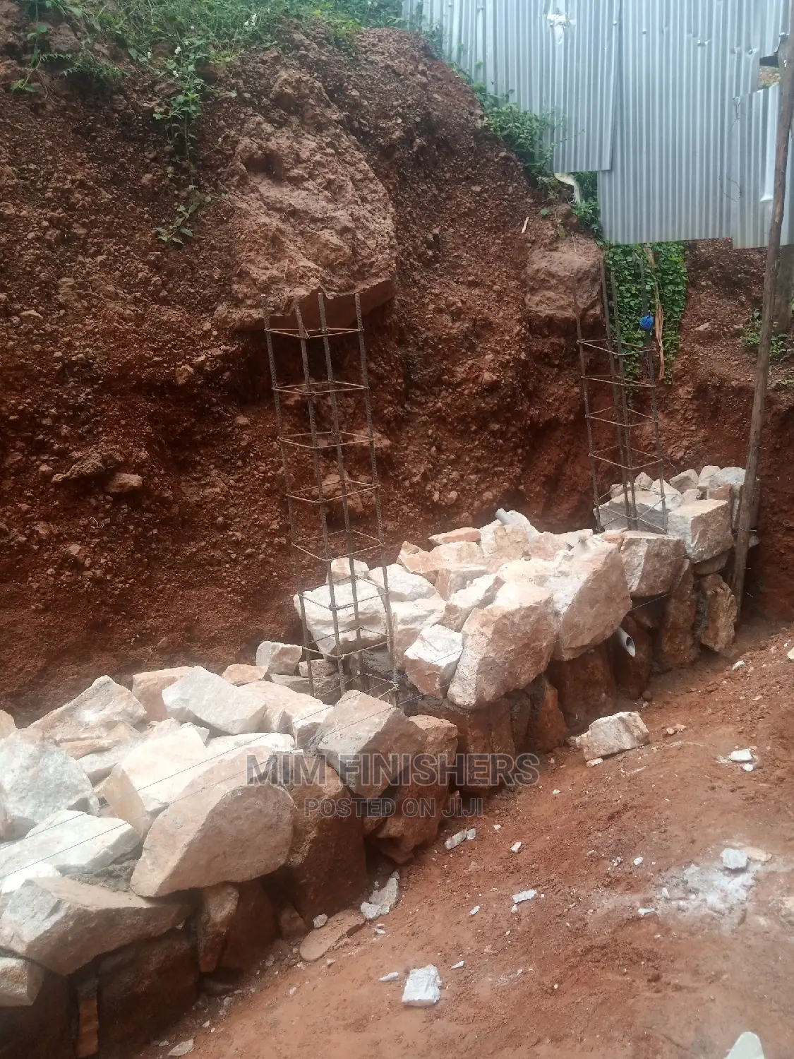 Construction of Perimeter Wall