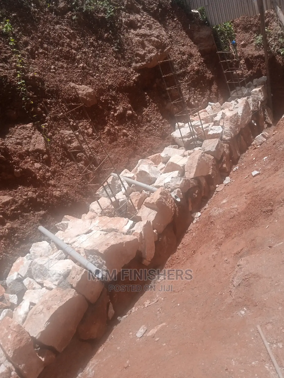 Construction of Perimeter Wall