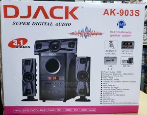 Djack 3.1 Woofer With Mp3, Remote Controller and Fm Radio