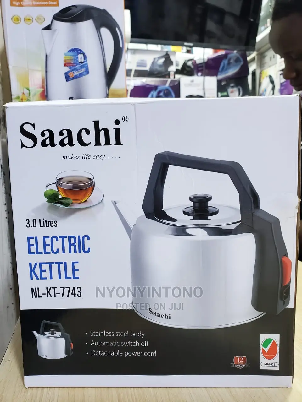 Saachi Electric Kettle 3.0L