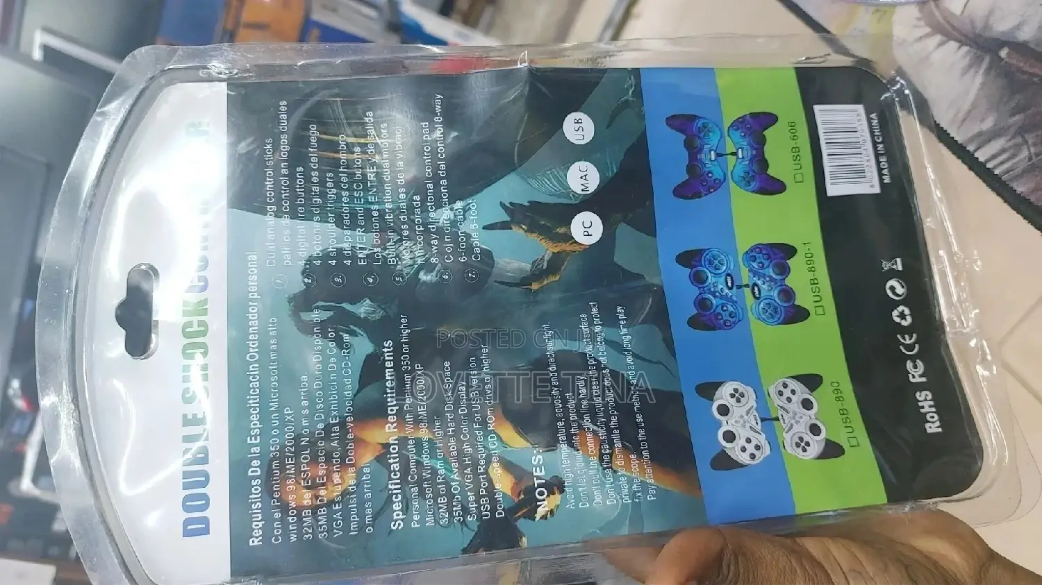 Original Game Pads Usb Double