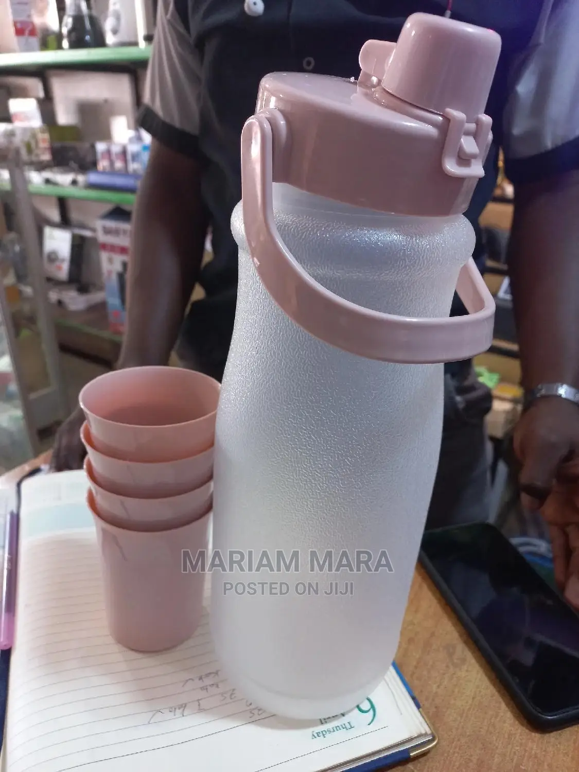 Bottle With 4 Glasses (2litre Bottle)