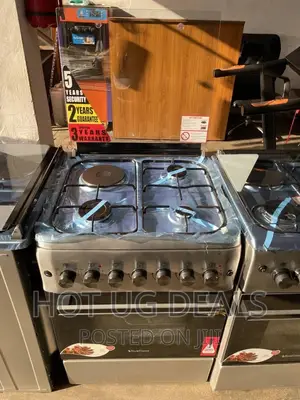 Blueflame 3gas + 1 Electric Oven Cooker 60*60cm - Silver