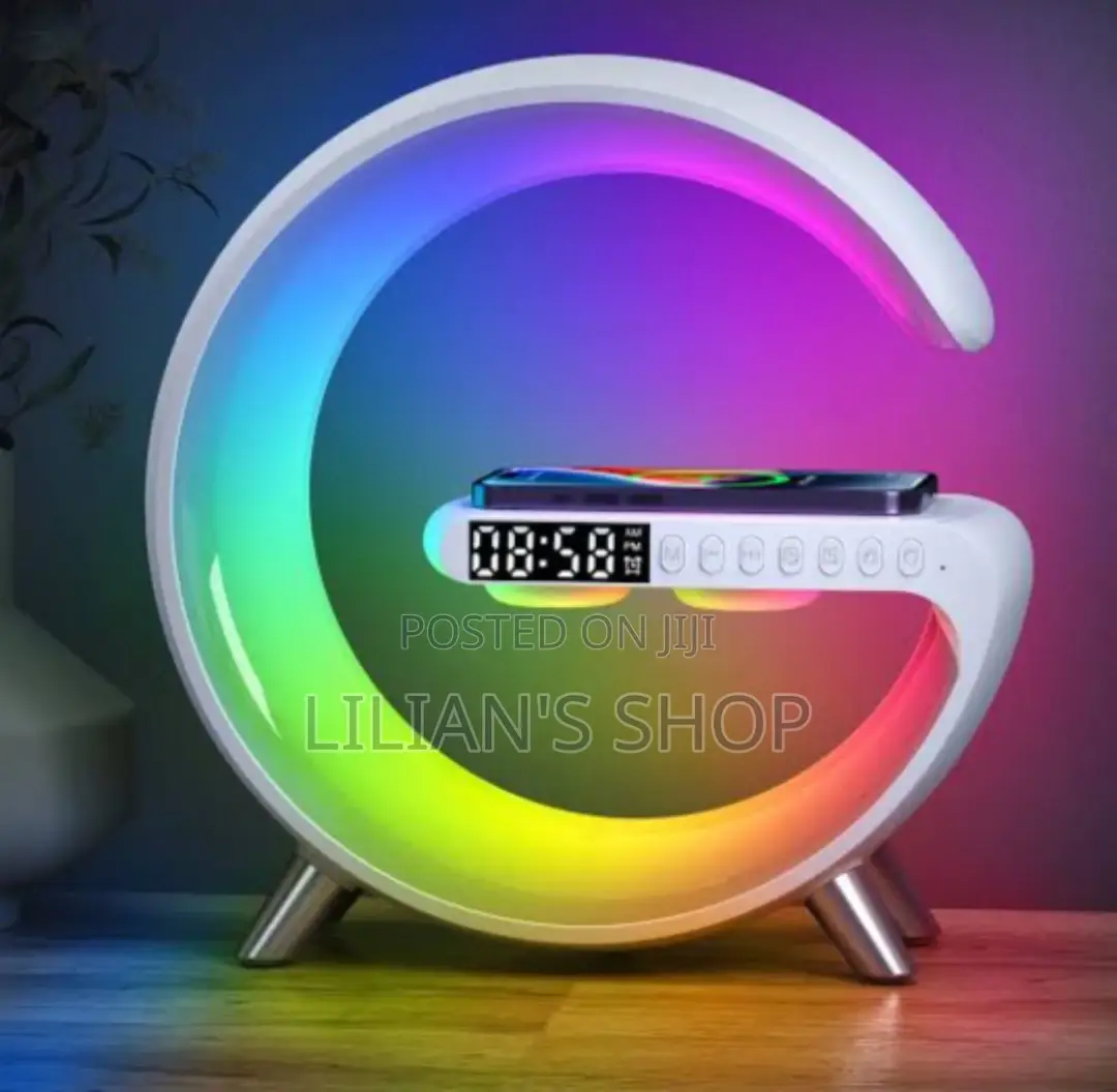 Multifunction Smart Wireless Speaker With Wireless Charger