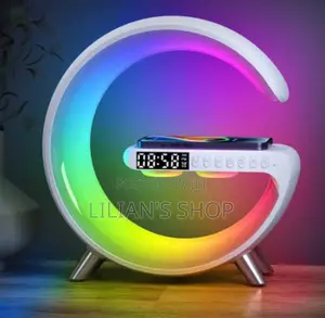 Multifunction Smart Wireless Speaker With Wireless Charger