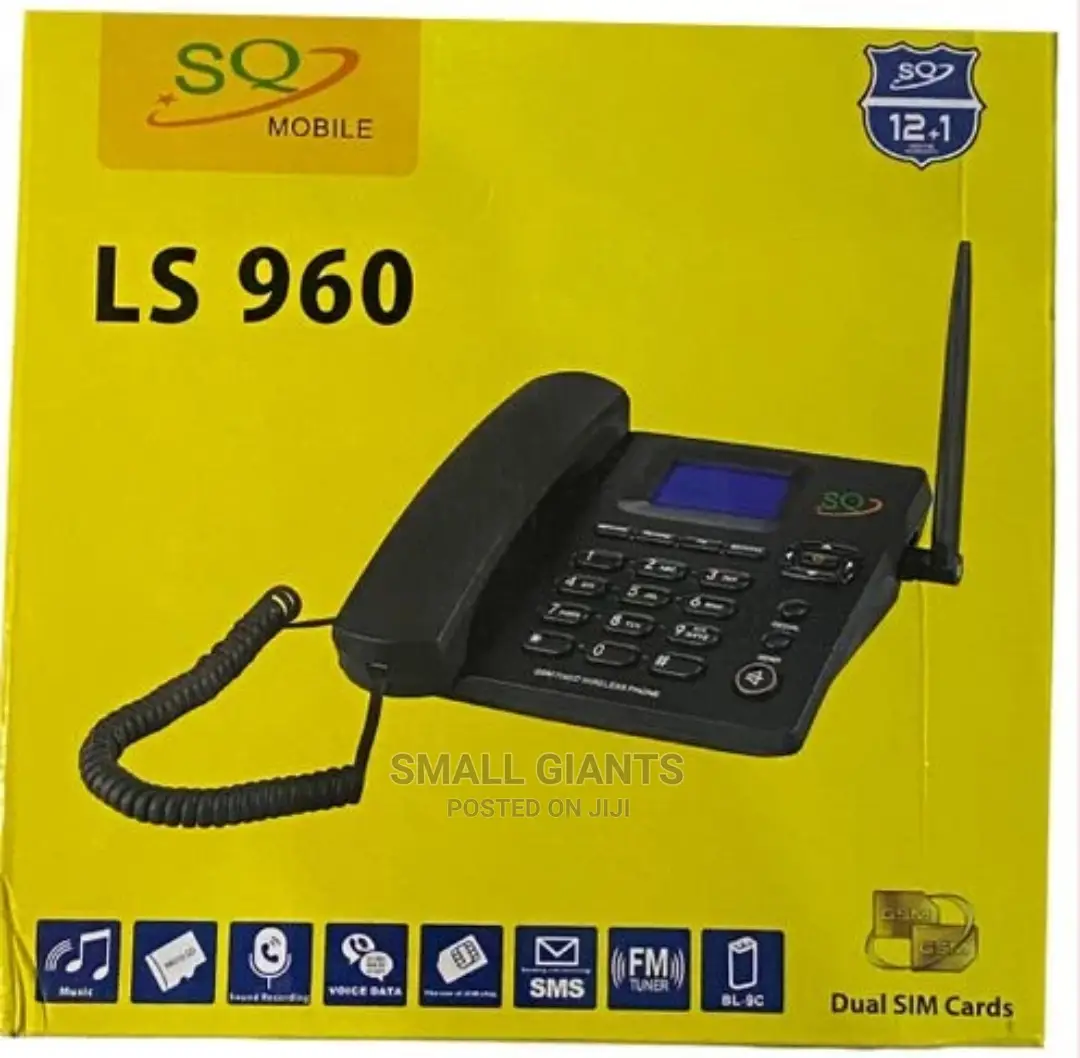 SQ Mobile SQ LS-960 Dual Sim Gsm Wireless Landline Phone