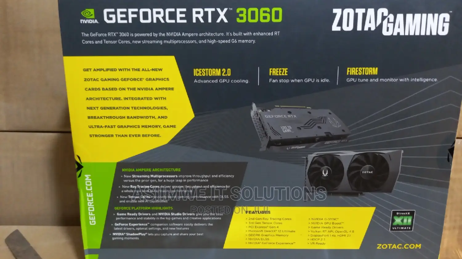 Zotac 12gb Ddr6 Rtx 3060