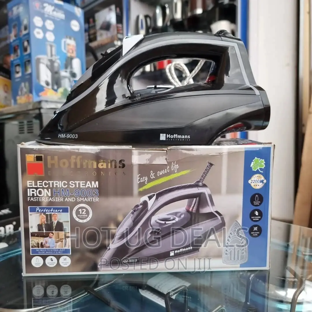 Hoffman’S Electric Steam Iron - Black