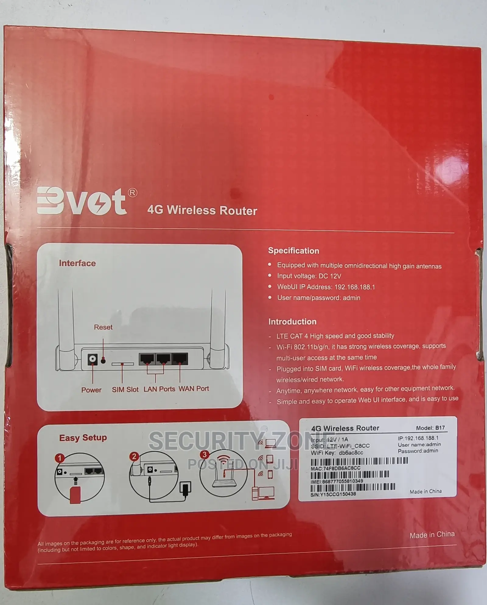 Bvot 4g Wireless Simrouter