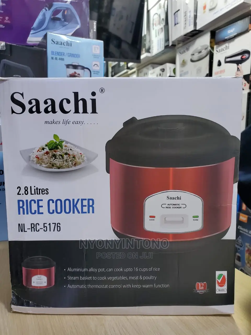 Saachi 2.8L Rice Cooker Automatic Switch