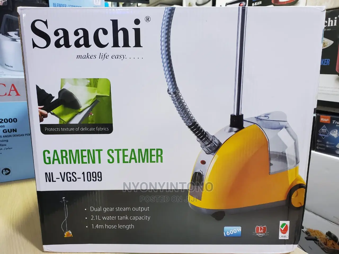 Saachi Garment Steamer 2.1L Water Tank