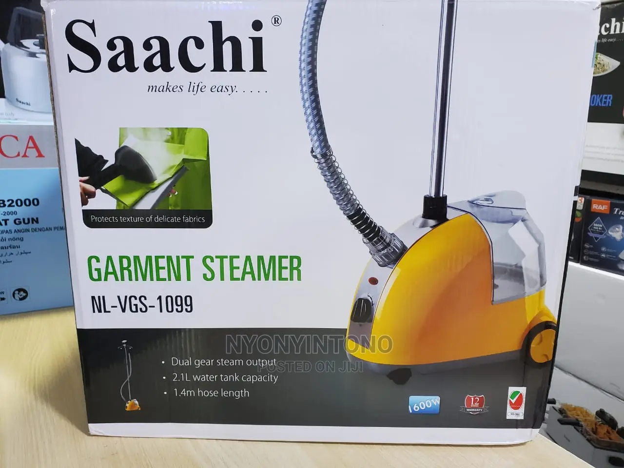 Saachi Garment Steamer 2.1L Water Tank