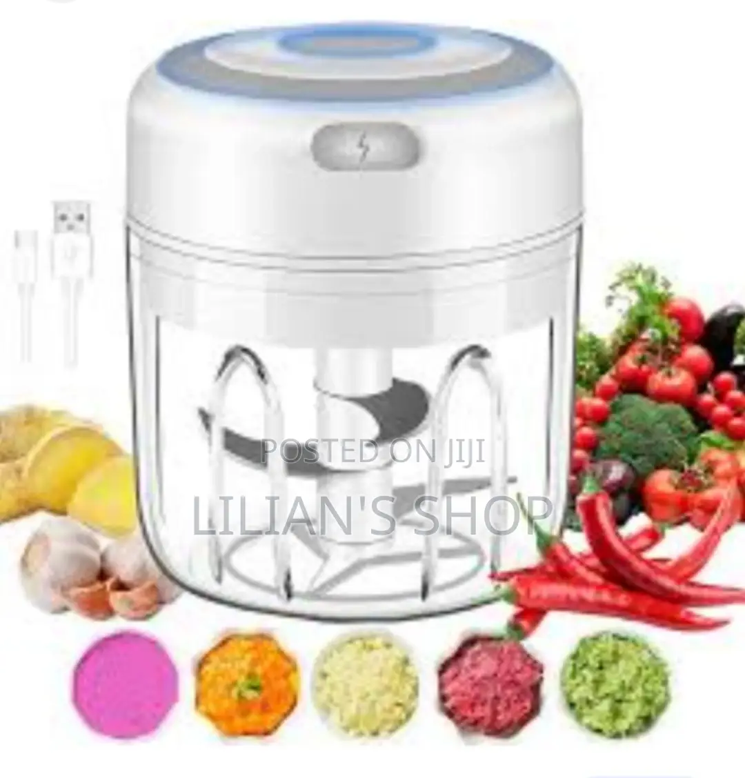 Cordless Mini Electric Rechargeable Food Chopper