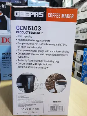Geepas Coffee Maker 1.5L