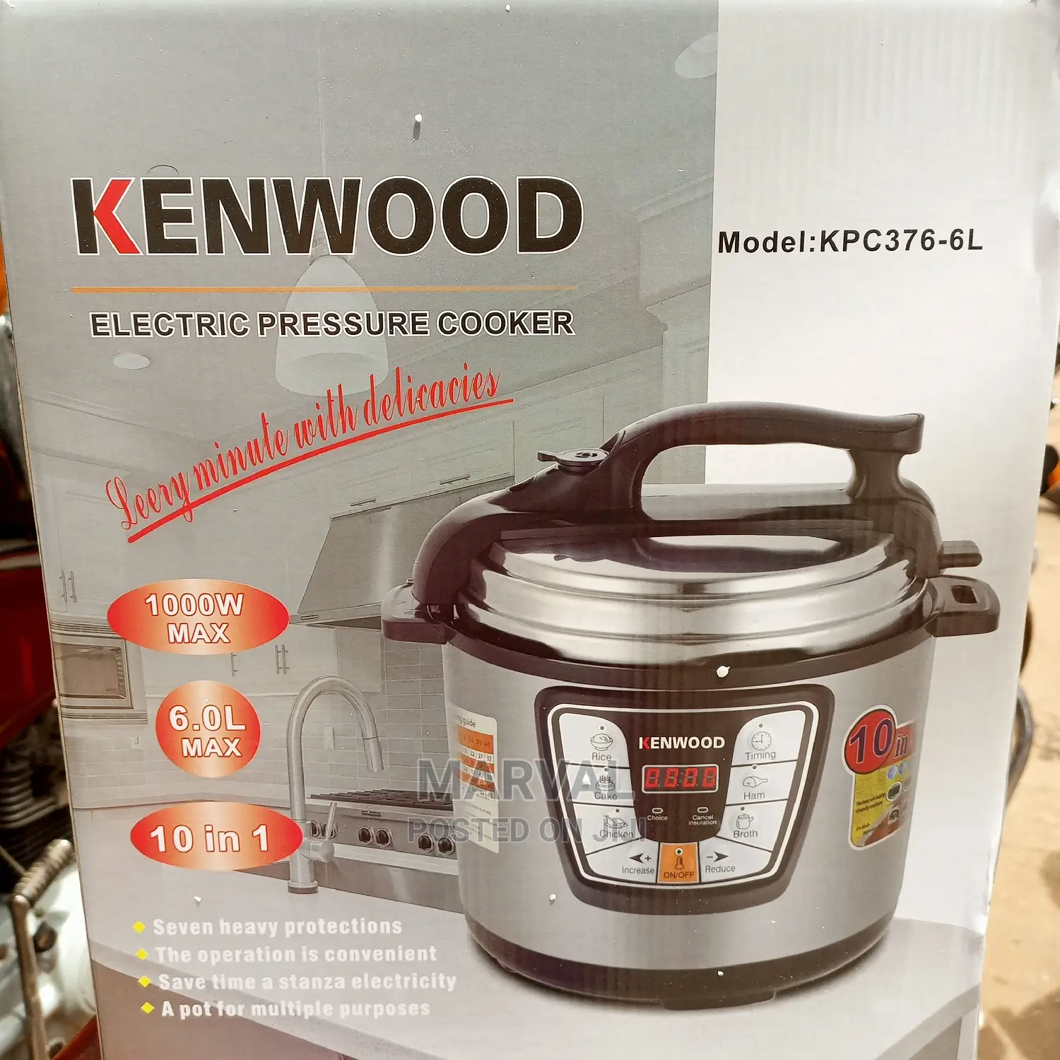 KENWOOD 10 in 1 Electric Pressure Cooker