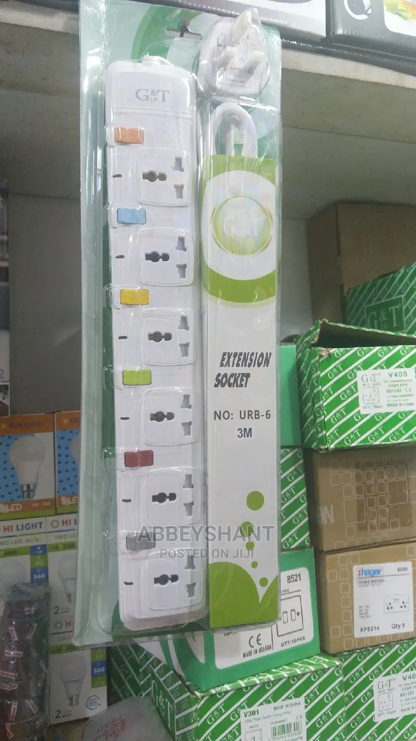 6 Way Socket Extension/Extension/G T Extension