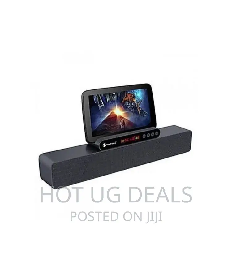 New Rixing Bluetooth 5.0 TWS Soundbar X-Bass Speaker – Black