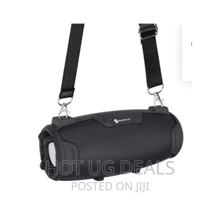 Portable Rechargeable Bluetooth Speaker Fm/Sd/Usb - Black