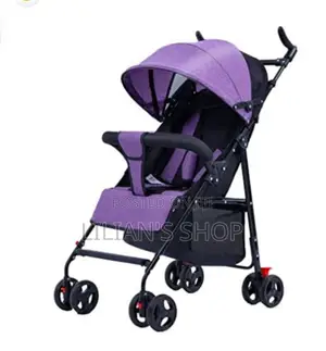 Baby Foldable Stroller-Purple