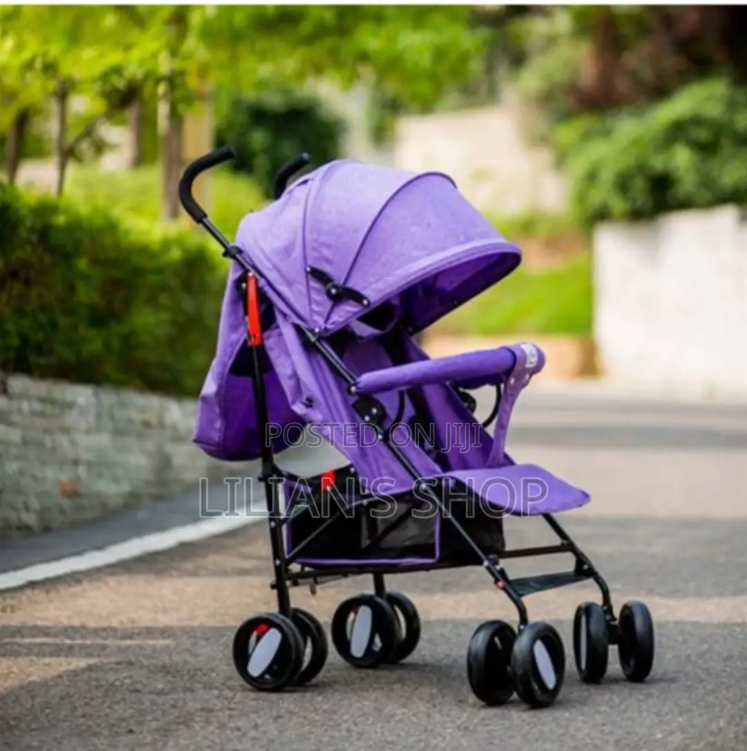 Baby Foldable Stroller-Purple