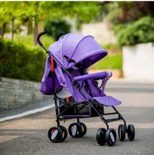 Baby Foldable Stroller-Purple