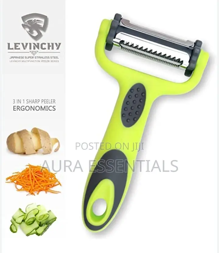 3 in 1 Rotatable Stainless Steel Blade Peeler