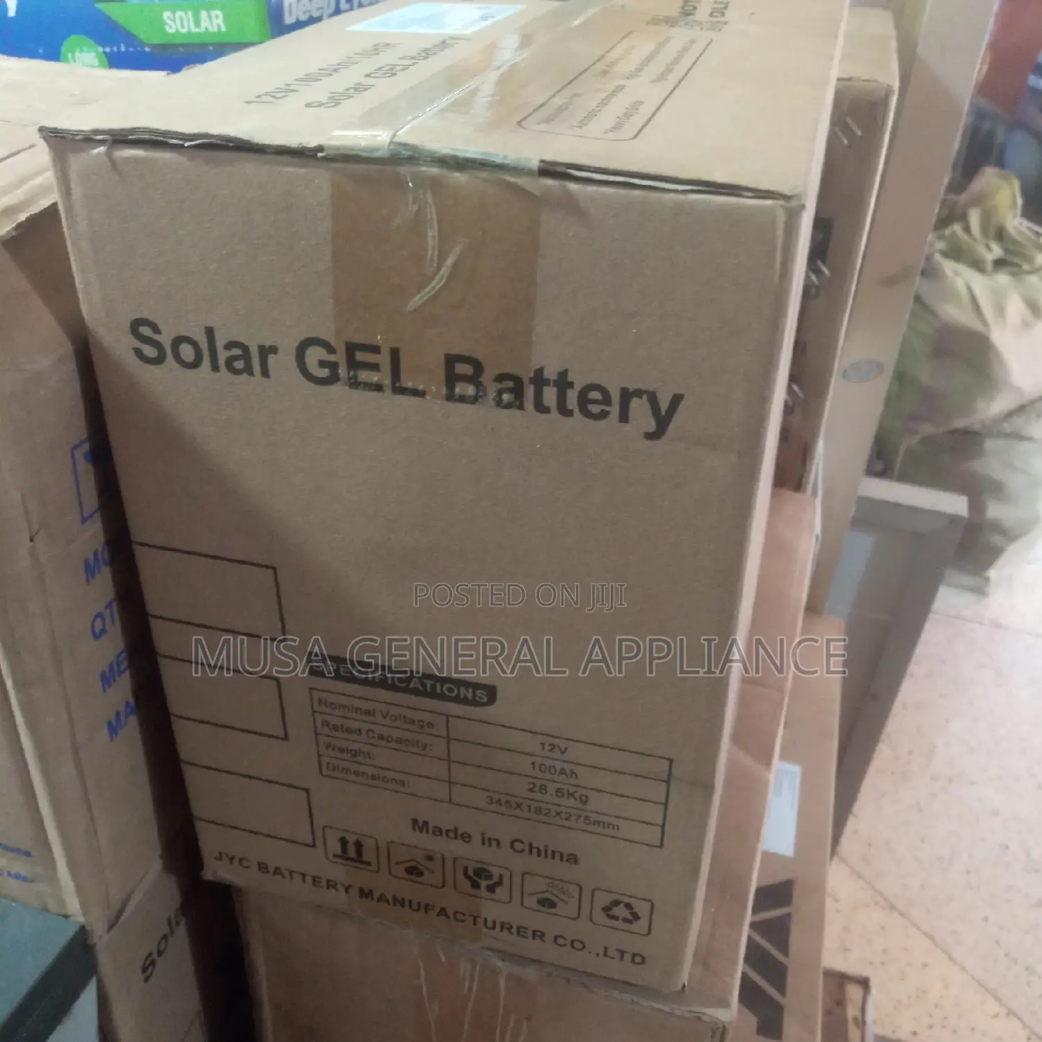 12v100ah/ 10HR Solar Gel Battery