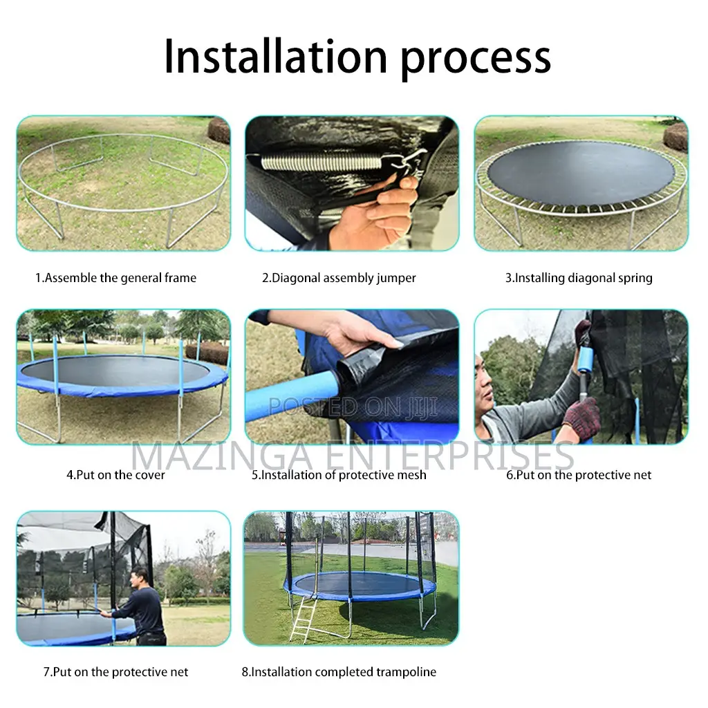 Outdoor Commercial Aluminium Frame 14ft Trampoline