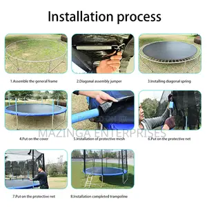 Outdoor Commercial Aluminium Frame 14ft Trampoline