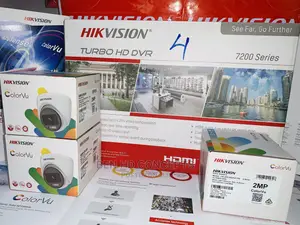 4 Channel Complete Set CCTV Cameras COLORVU