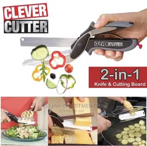 Stainless Clever Cutter 2in1 Scissor Chopper