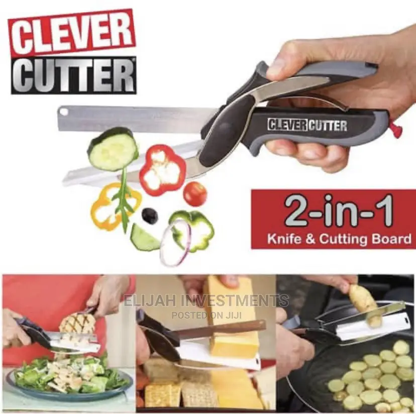 Stainless Clever Cutter 2in1 Scissor Chopper