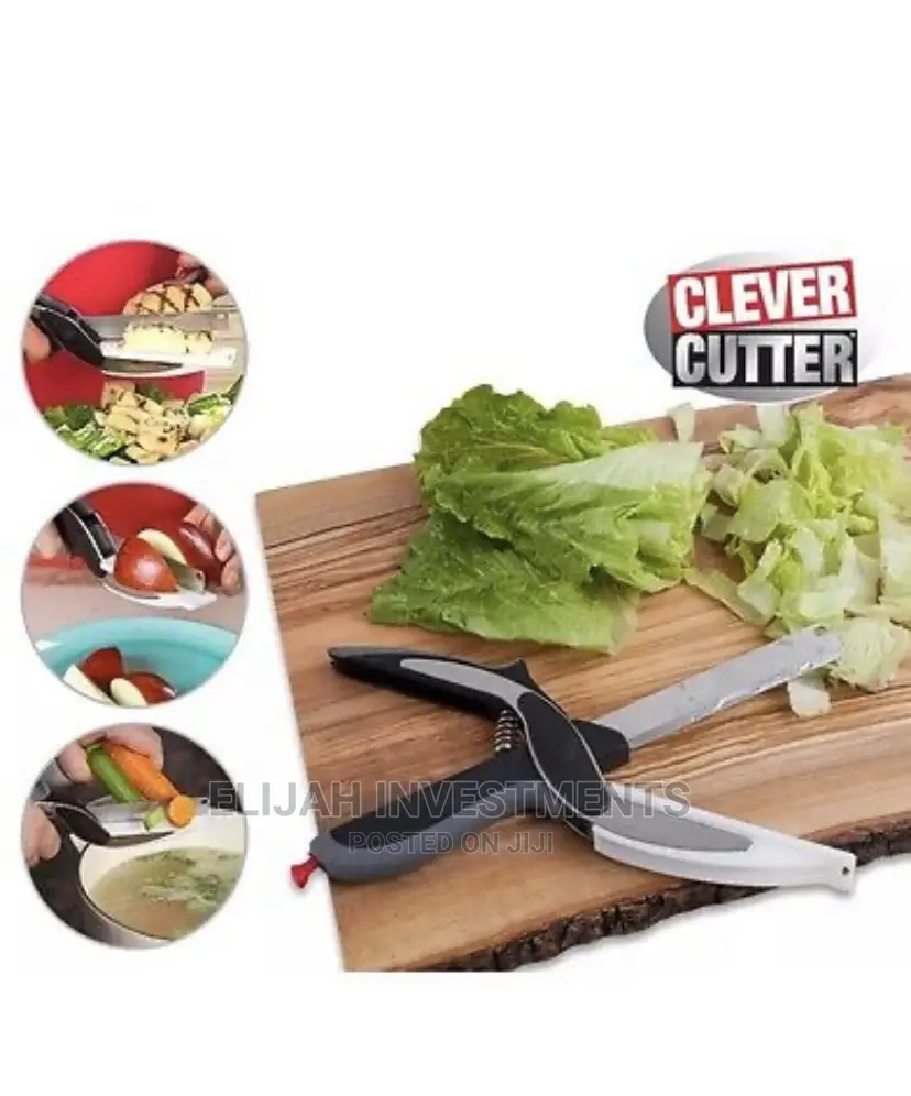 Stainless Clever Cutter 2in1 Scissor Chopper