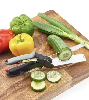 Stainless Clever Cutter 2in1 Scissor Chopper