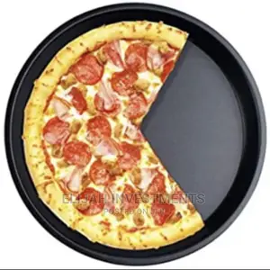 Non Stick Pizza Steel Baking Round Oven Tray Pan, 30cm