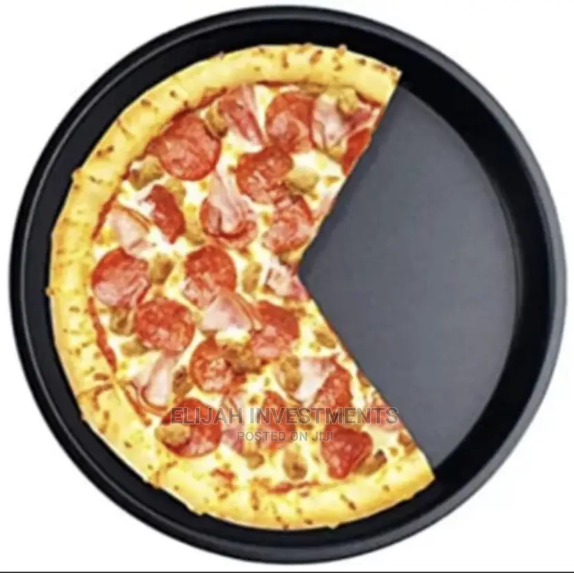 Non Stick Pizza Steel Baking Round Oven Tray Pan, 30cm