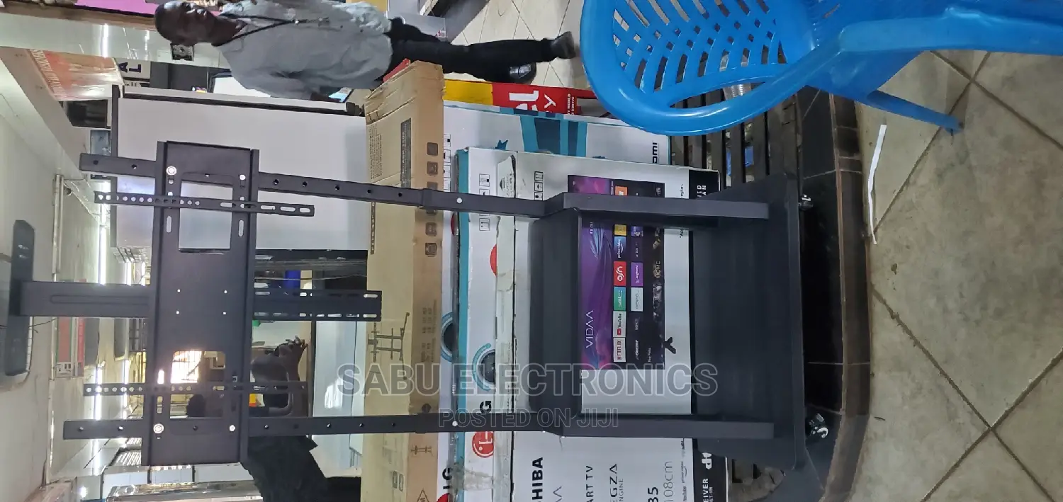Mobil Tv Stand Suitable for 32 to 75 Inch- Conference Trolley Tv Mount