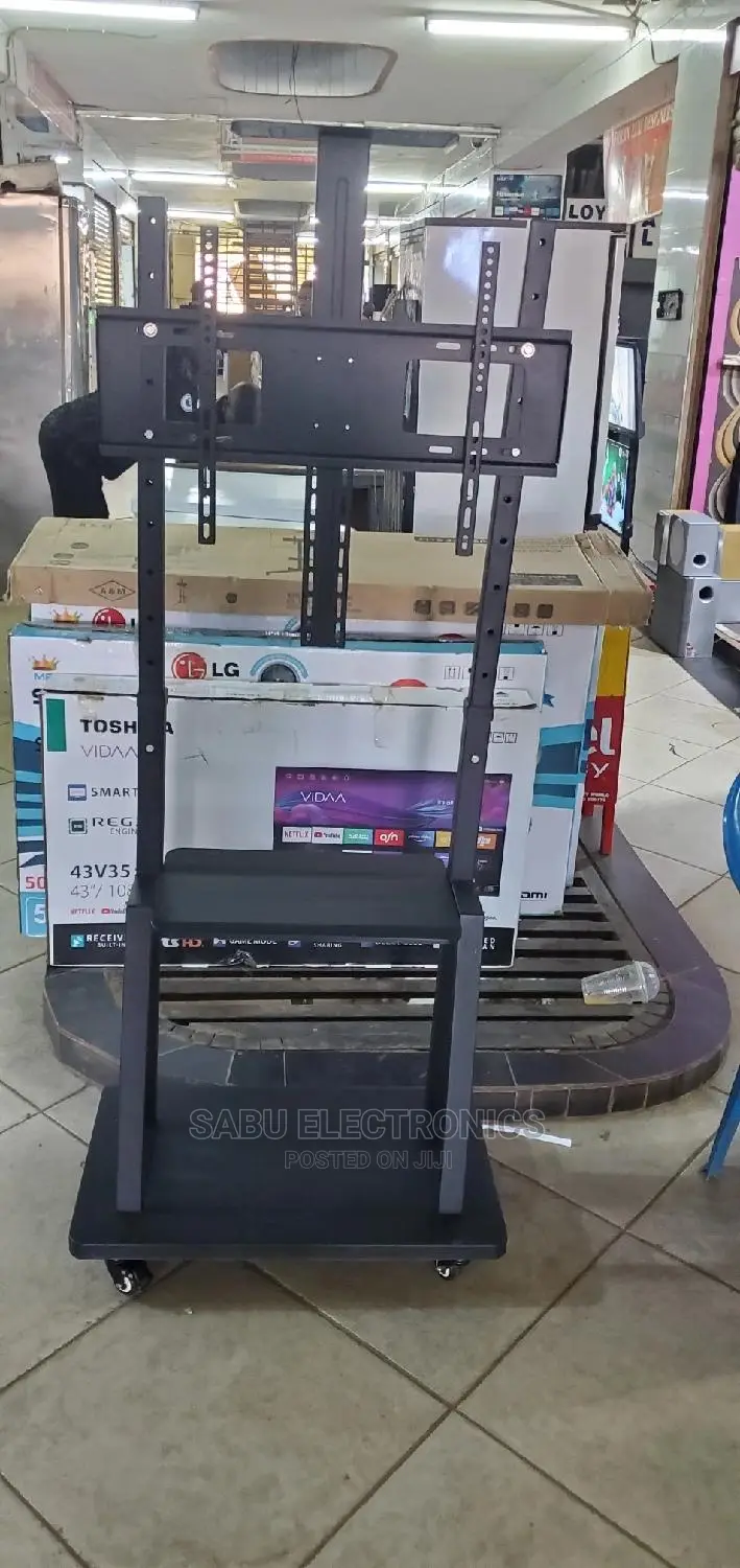 Mobil Tv Stand Suitable for 32 to 75 Inch- Conference Trolley Tv Mount