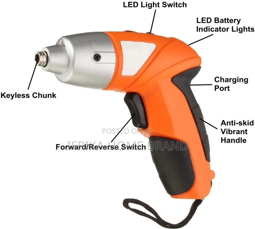 TUOYE Tools Cordless Rechargeable Handy Drill Screwdriver 45