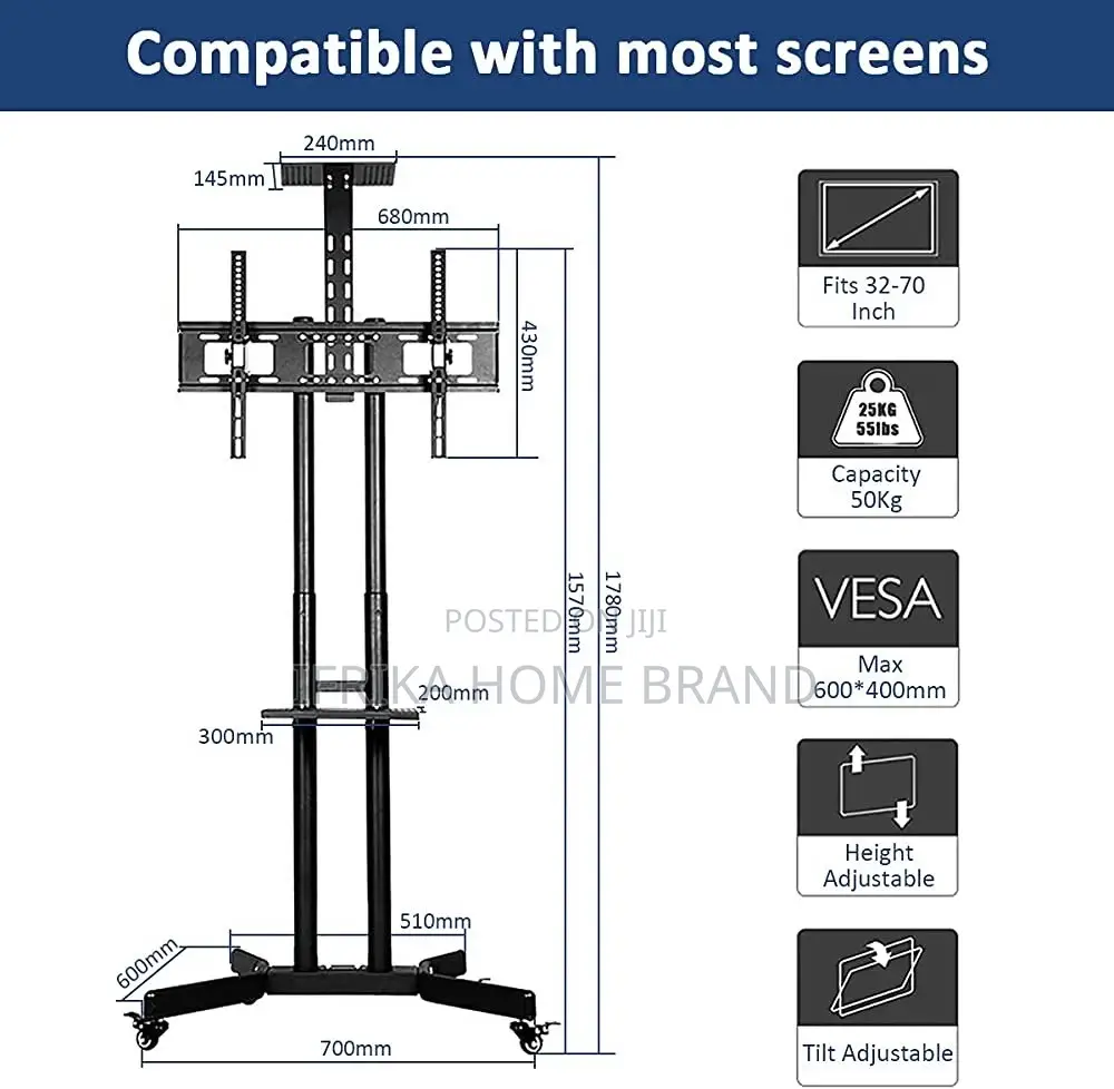 Mobile Conference Tv Stand