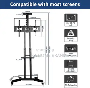 Mobile Conference Tv Stand