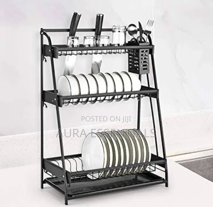 3- Tier- Stainless Steel Kitchen Rack