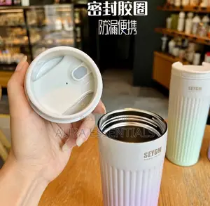 500ml Stainless Steel Rainbow Portable Coffee Mug